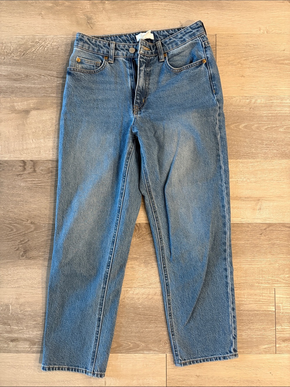H&M Women's Medium Blue Ankle Cropped Jeans